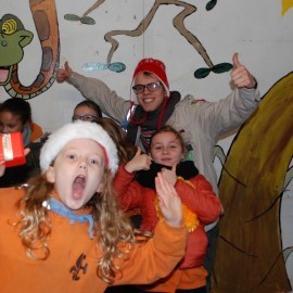 Kerstfeestje kapoenen en wouters